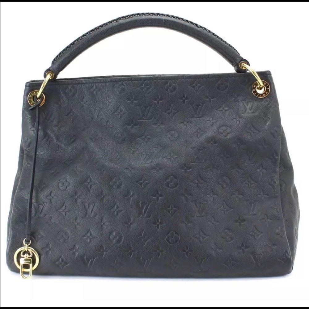AUTHENTIC Louis Vuitton Artsy MM Black Neverfull plus wallet (never used)